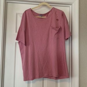 White birch distressed shirt